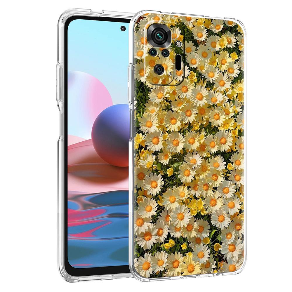 Phone Case For Xiaomi Redmi Note 15 14 5G 13 12 10 11 Pro Plus 4G 14C 13C 12C Soft TPU Cover Summer Colorful Flower