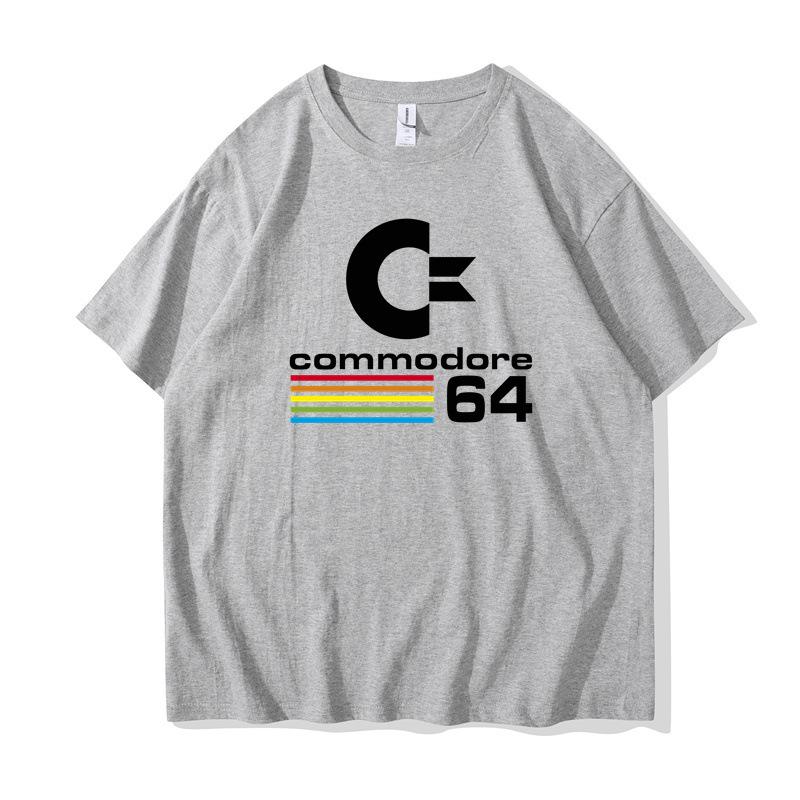 Spring and Summer's 2D Printed Round Neck Short Sleeved Men's and Women's T-shirts