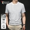 Tucano Men's Striped Ice Silk Short-Sleeve T-Shirt