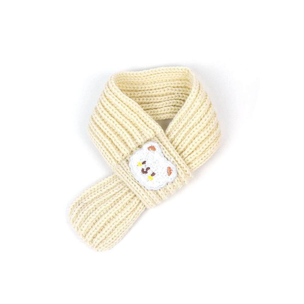 

Вязаный шарф из шерсти домашних животных, мультяшная панда, нарядная на шею, теплая и удобная, антифриз S