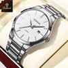 BINBOND Fashion Simple Men's Watch Slim Steel Strap Waterproof Wristwatch for Men Quartz Business Watches Male Calendar Clock