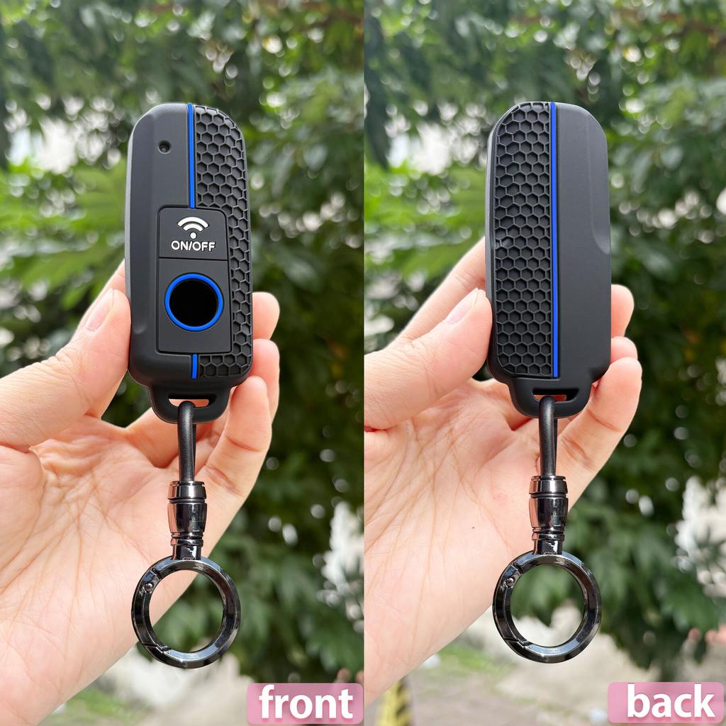 Soft Key Ring Remote Cover Fit For Yamaha Tmax530 Tmax560 Tmax500 Nmax155 Tracer 9Gt Mt09 Motorcycle Mount Key Fob Case Auto Auto Accessories