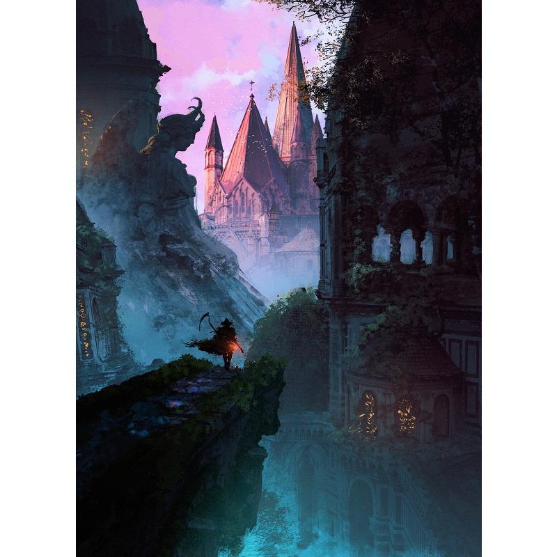 Bloodborne Classic Game Poster and Print Dark Hunter Canvas Painting Wall Art Pictures for Living Room Decoration Home Decor