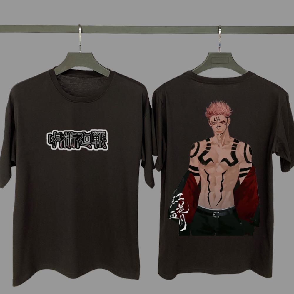 Itadori Yuji T Shirt  Summer Cotton Unisexs Women Top Tee Streetwear Casual Trendy Oversize Loose Clothing Vintage S