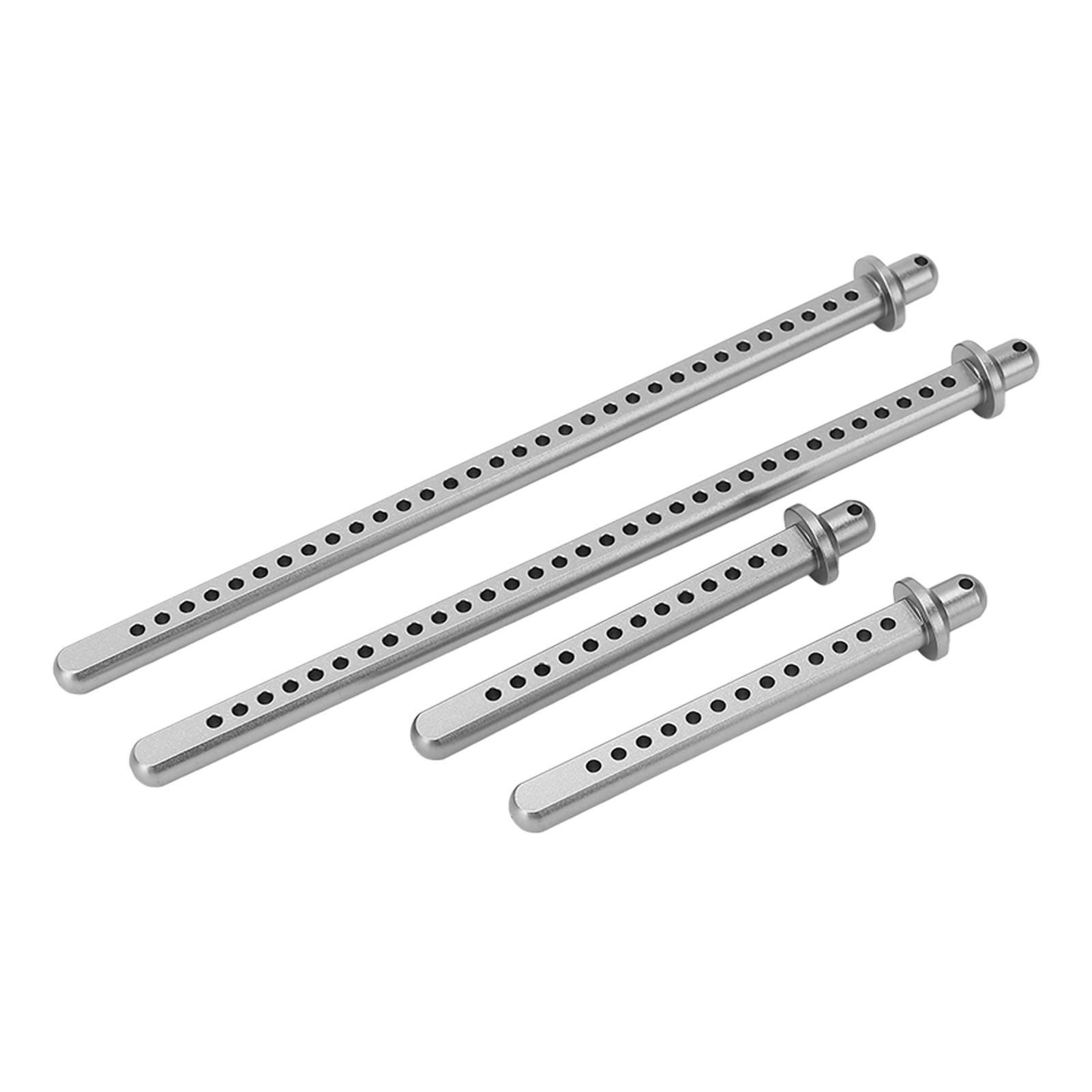 

4Pcs RC Car Shell Column Aluminum Alloy Front Rear Extended Body Post Mount Shell for Axial SCX10 90046 1 10