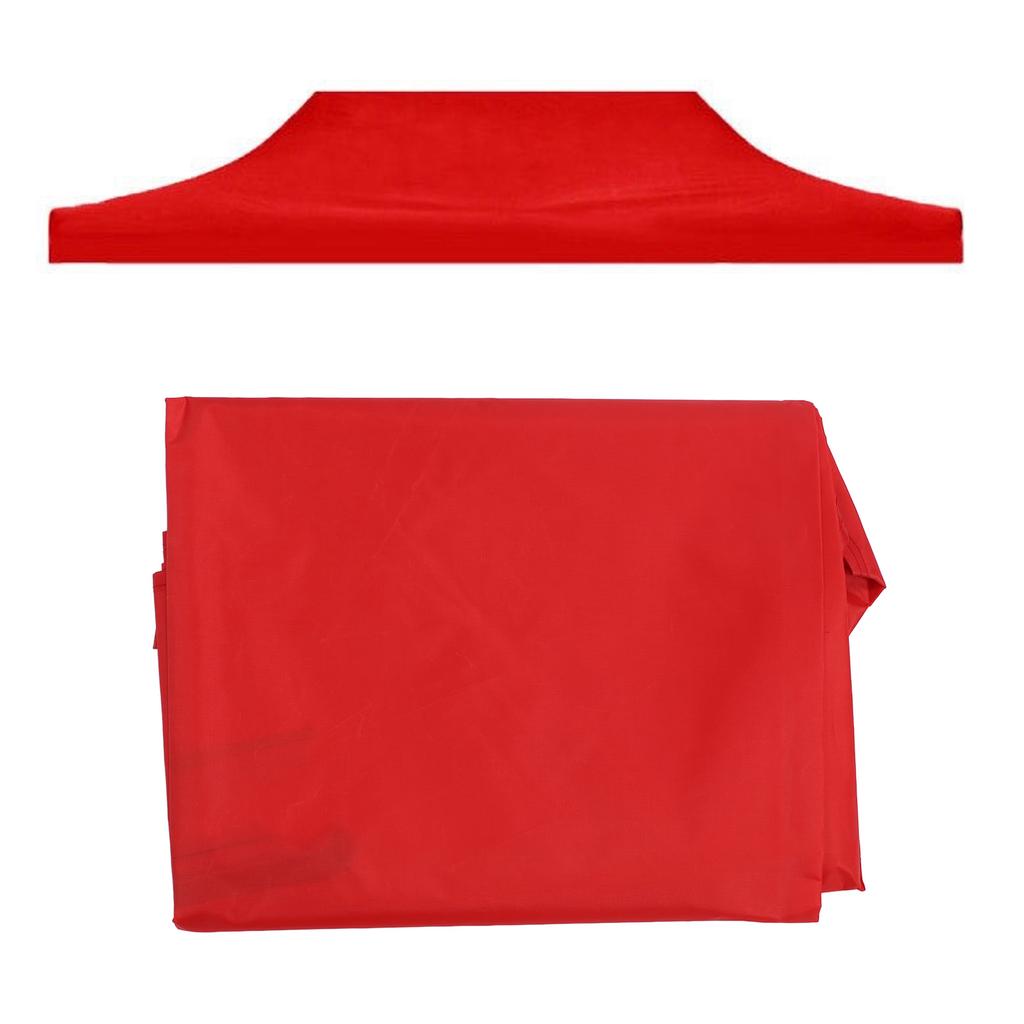 Canopy Replacement Top 4 Corner Sunshade Tent Cover Roof for Outdoor Landscape Advertising Exhibition Umbrella 1.9x2.9m