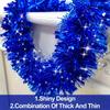 2M Christmas Decoration Garland Xmas Tree Ornaments Sparkling Metal Ribbon For Xmas Hanging Pendant Decor Party New Year Wedding
