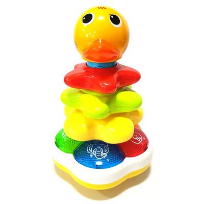 Distribución Mundial Nuestro Juego de Apilar Anillos para Bebé, Colores Mixtos, 1 Pieza, Productos para bebés coreanos