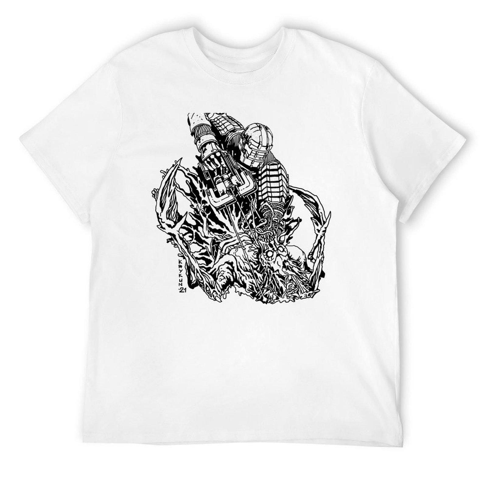 

Necro Space - DLC - Script T-Shirt plus size clothes vintage quick drying boys animal print oversized t shirt men S