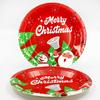 Environmental Christmas Paper Plates Disposable Christmas Paper Cups Christmas Tableware Set  Home