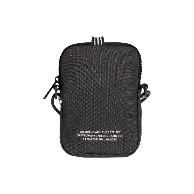 New Adidas Originals Polyester Festival Crossbody Bag Regular Unisex Black FM1352