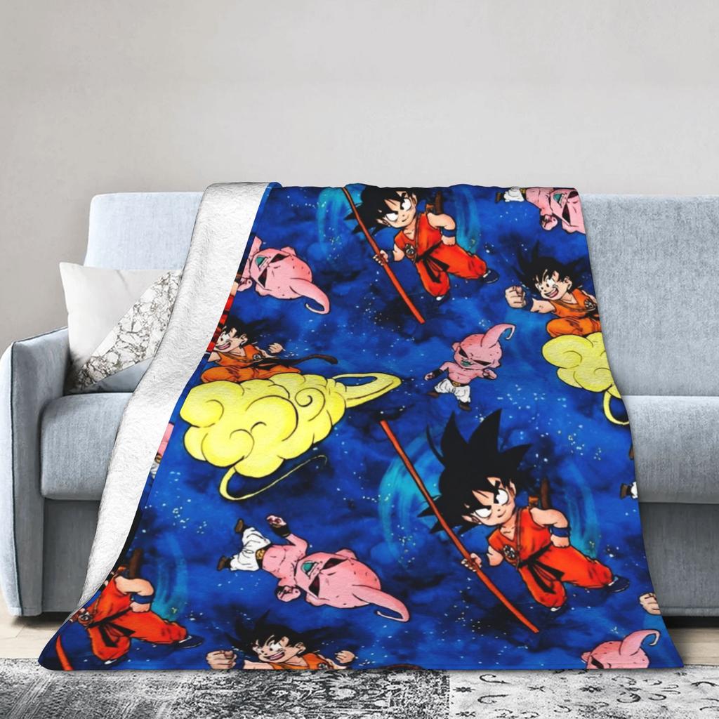 DBZ Flannel Blanket Throw Blanket for Home 125*100cm Quilt,