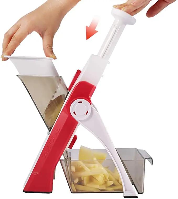 

Manual slicer - Multi-functional adjustable fruit and vegetable slicer for kitchen use. Applicable for vegetables, juices