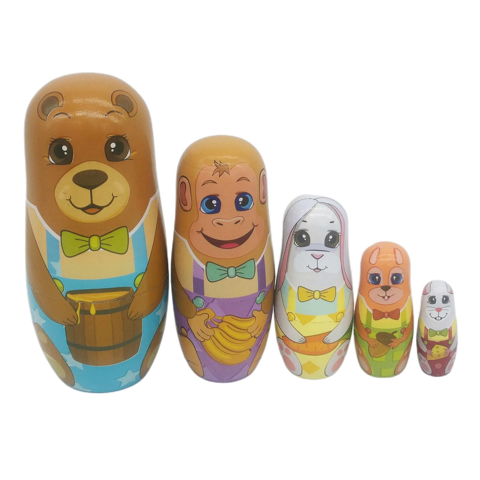 【新品】COMPANY Bears Matryoshka  IDEE Amazon.com: Bear Nesting Dolls Set 7 pcs - Figurines