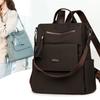 Women's Large Capacity Backpack Retro PU Multi-Use Shoulder Bag