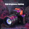 Powerful Headwear Lantern Motion Sensor LED Forehead Flashlight USB Charging Waterproof for Outdoor Fishing Camping Hiking