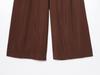 2025 Summer Women's European & American Style V-Neck Lace-Up Top + Pleated Pants Set