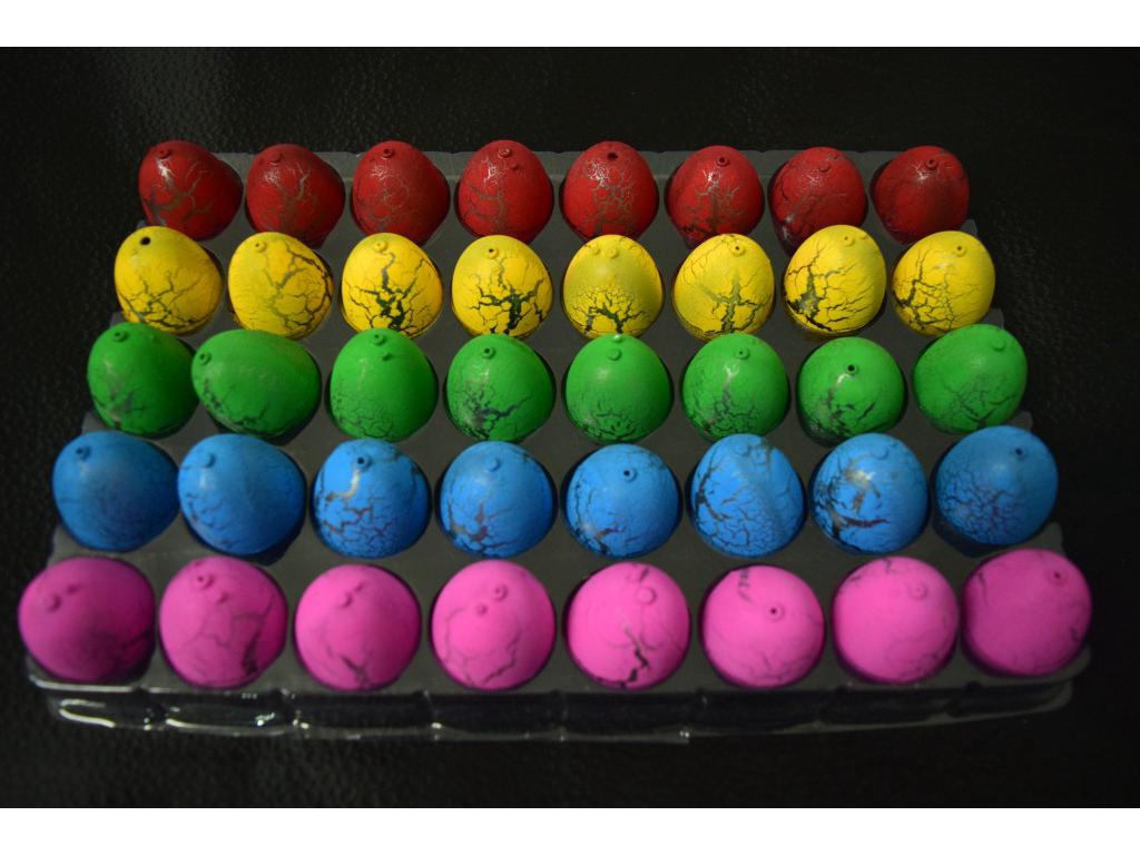 Colorful Crackle Expanding Dinosaur Egg - Medium-Sized Water Hatching Toy