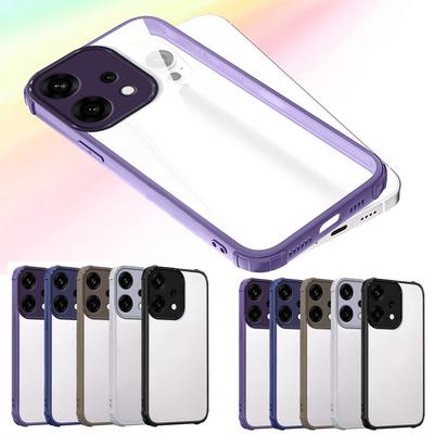 Luxury Shockproof Transparent Phone Case For Oppo A6 Pro A5 Pro A5X A3 A3X A40 A60 A80 A98 A58 A38 A79 Clear Soft Bumper Cover