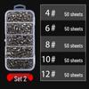 American 8-Character Ring Set: Quick Swivel Fishing Rod Connector & Leader Accessories