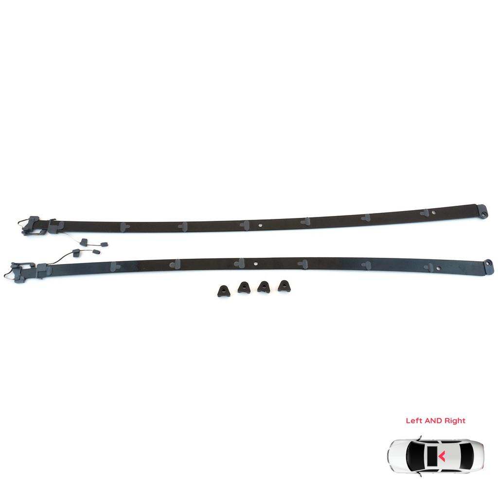 BSR593 Panoramic Sliding Roof Sunroof Rail Frame Glass Slider Guide Repair Set Length 57 Cm for Mercedes C-Class W205 2014-2021