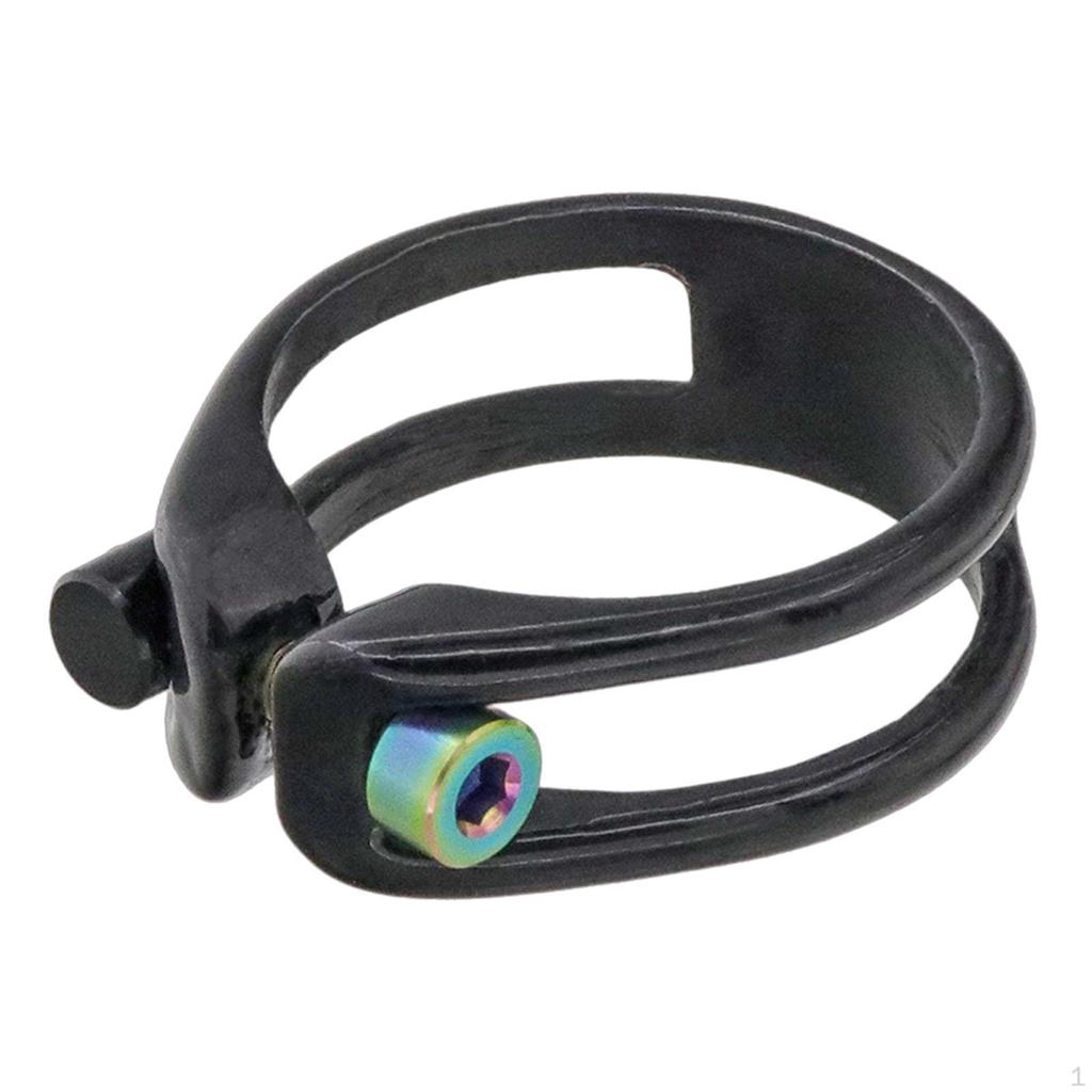 Bicycle Seatpost Clamp Collar Tube Clip Lightweight Premium Replacement Road Seat Post