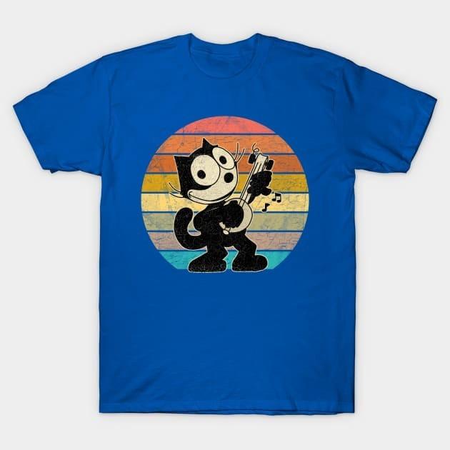 NEW Felix the cat Blue T-Shirt Cotton All size S-345XL Unisex AD01 Unisex T-Shirt XXL