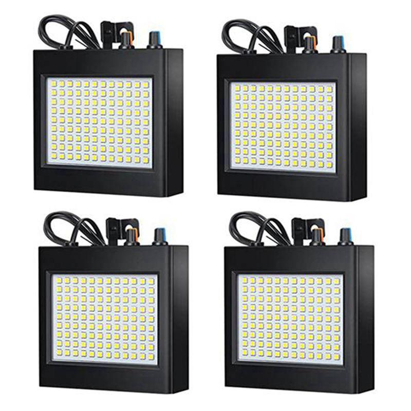 

A34R 4 Strobe Lights White 108 Bright LED Bulbs Party Lights Lights For Party Room Stage Dance Birthday DJ Bar Show EU Plug чорний