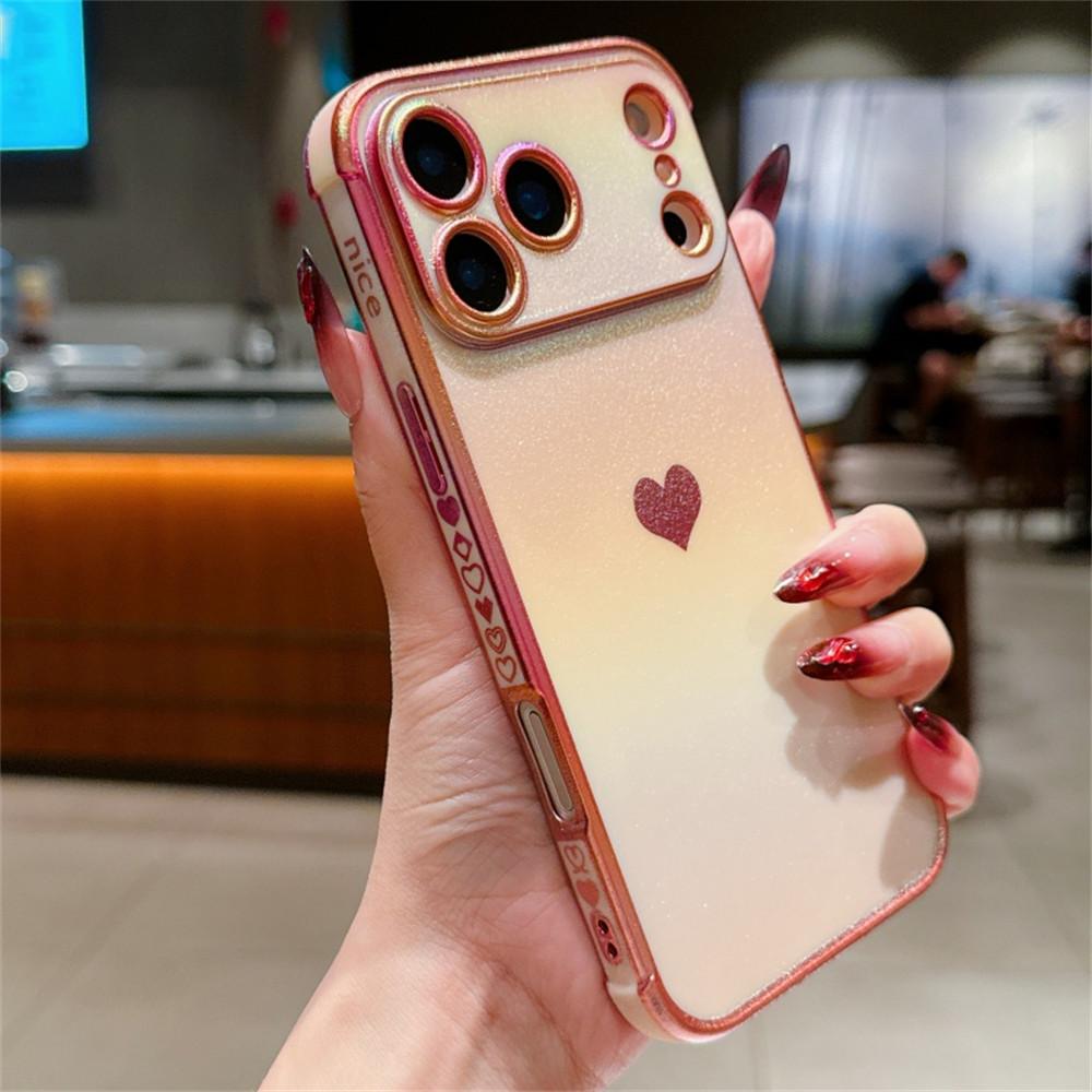 For iPhone 17 Pro Max Magnetic Case TPU Dazzling Color Electroplated Phone Back Cover