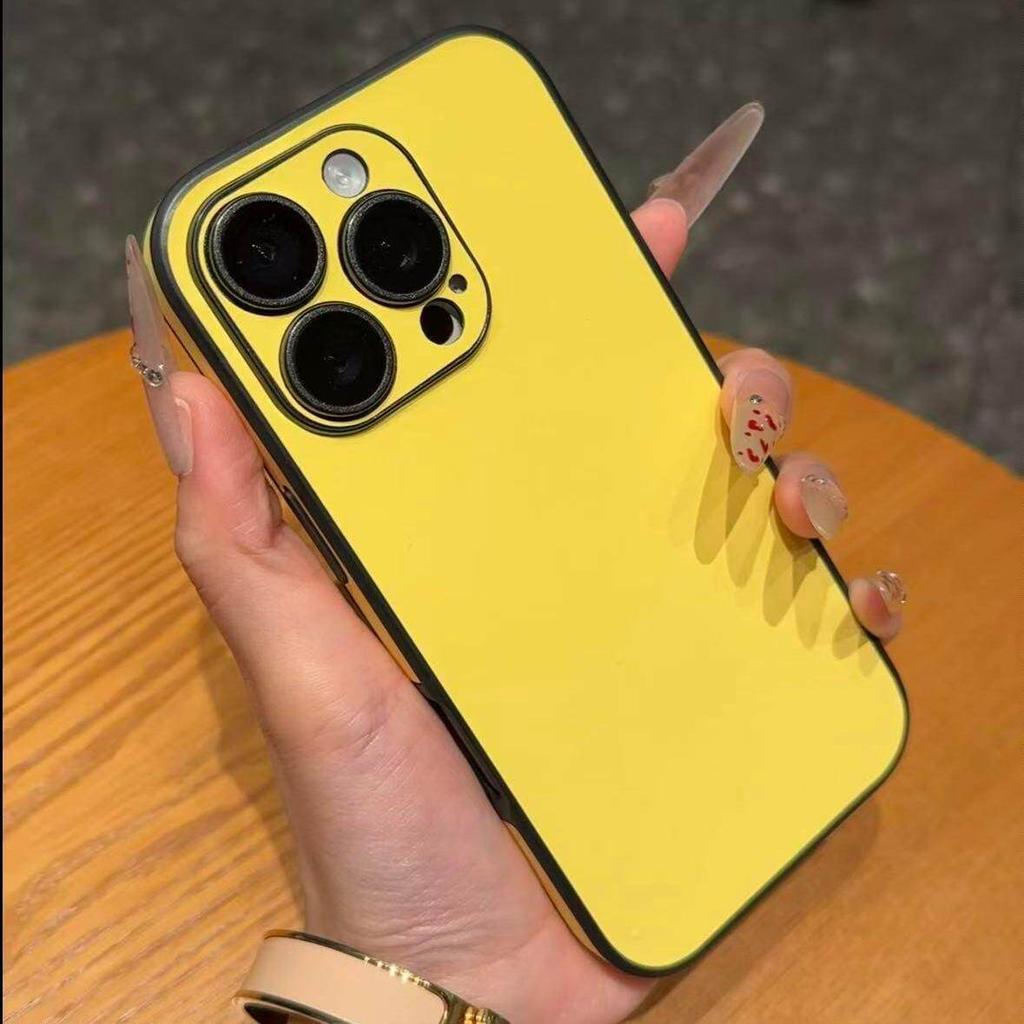 Simple Dopamine Solid Color Sticker for Apple Promax Mobile Phone Case Internet Celebrity Super Fire/men and Women