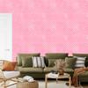Powder Pink Stars Wallpaper, Soft Shapes for the Living Room and Bedroom 50x1000