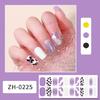 22Pcs Nail Wraps Polish Strips Self Adhesive Nail Polish Sticker Gel Nail Strips