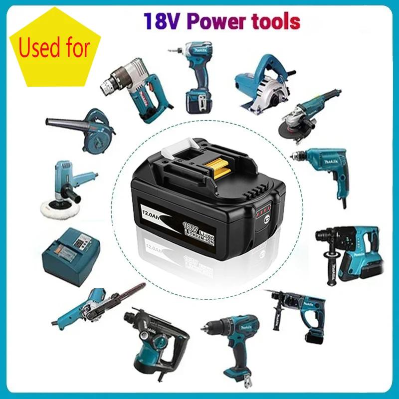 Für Makita 18V Batterie 6,0 Ah 12,0 Ah Wiederaufladbare Power Tools Batterie für 18V makita Ersatz LXT BL1860B BL1860 BL1850 BL183