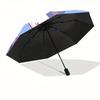 1pc Witch Cats Automatic Open/close Umbrella, 8-Rib sturdy structure, Portable Travel Umbrella, Parties, Everyday Use, Outdoor Accessory, Ar