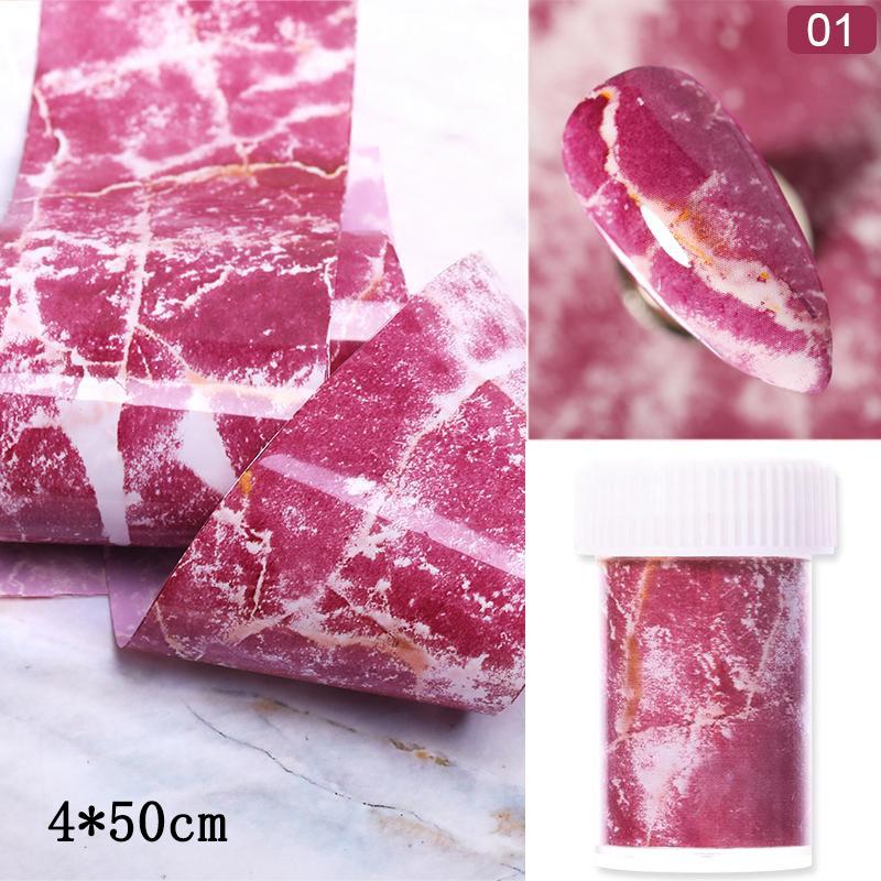 Nail Sticker Marble Pattern Nail Foil Nail Art Transfer Decals Slider Nail Water Decal Design Accessories Manicures Decorations