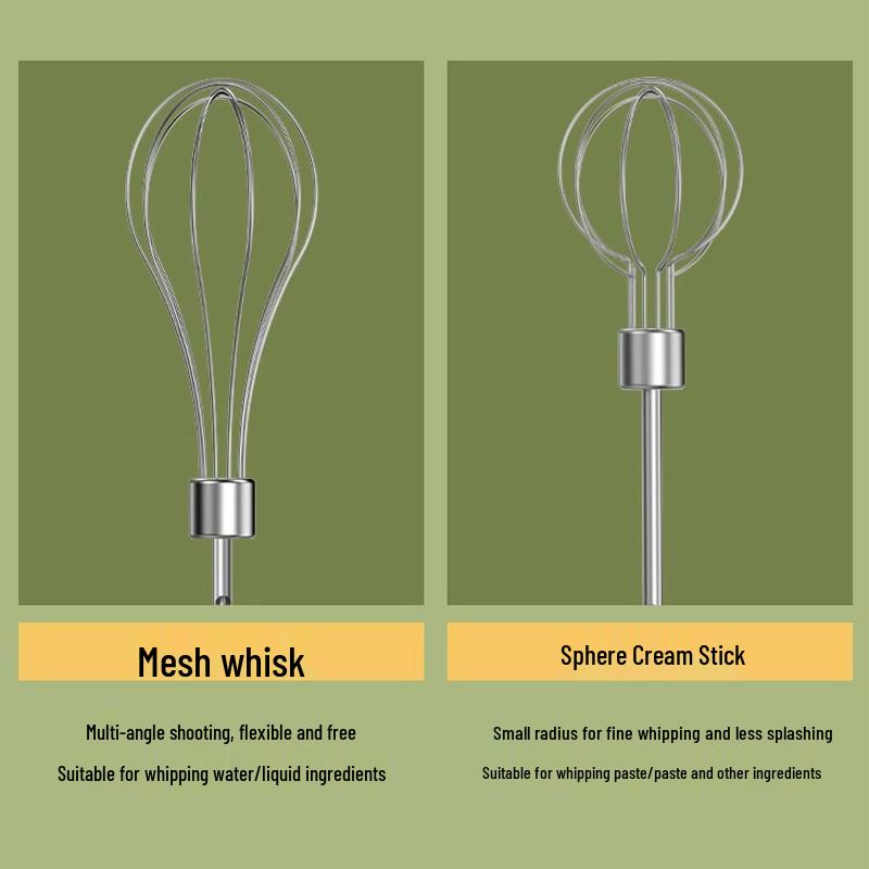 

Компактный беспроводной ручной многофункциональный электрический венчик - 304 нержавеющая сталь миксер для крема для выпечки