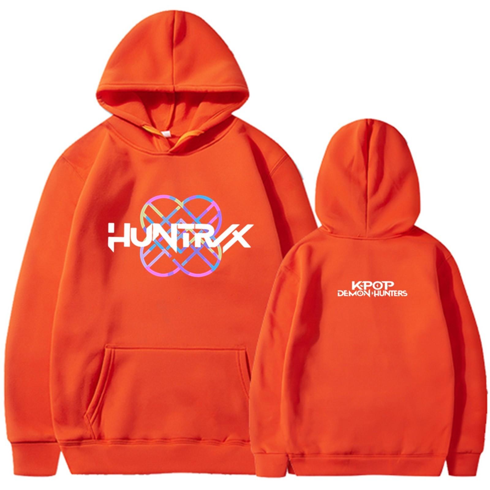 

Жіноча модна повсякденна універсальна повсякденна толстовка з капюшоном, повсякденна толстовка з накладками з довгими рукавами XXXL помаранчевий