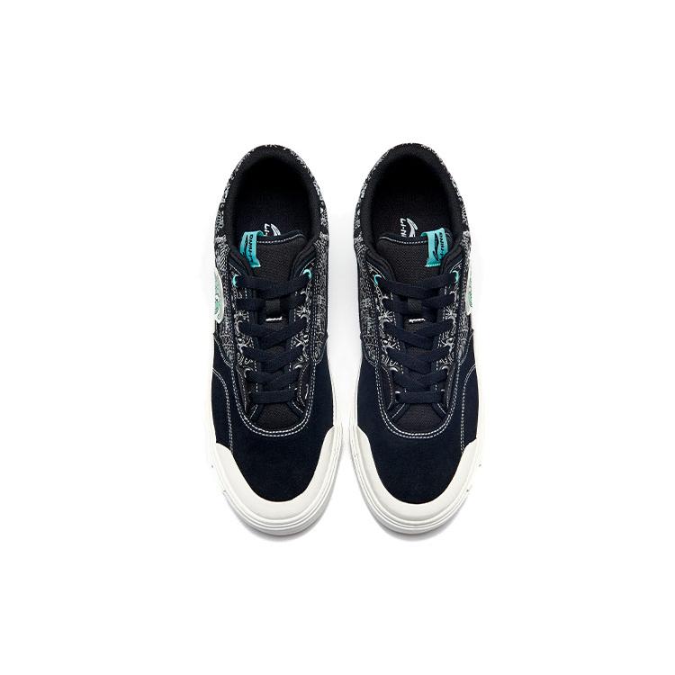 Steven Harrington x Li Ning Hand Plant Canvas Slip Resistant, Abrasion Resistant, Lightweight Low top Skateboard Shoes AECR070-2