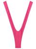 Deep V Neck Monokini One-Piece Bathing Suit Swimsuit Solid Color Bodysuit Swimwear Underwear Women Beach Wear