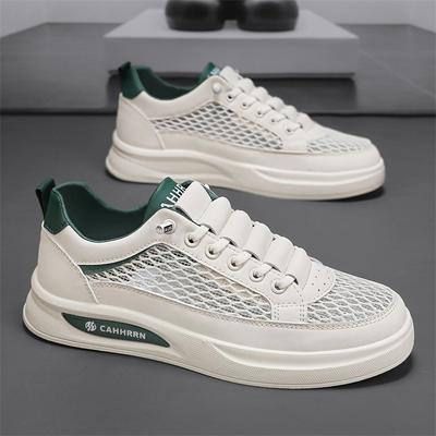 Herrenschuhe Frühling und Sommer neue Herren Spritzguss Sportschuhe atmungsaktiv farblich passend modisch lässig vielseitig täglich bequem Herrenschuh