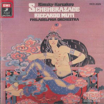 CD RICCARDO MUTI PHILADELPHIA ORCHEST  RimskyKorsakov ScheherazadeSym. S HCD2029 ANGEL 198 Japan Classical Used