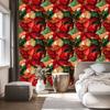 Ink Wallpaper Red, Burgundy and Orange for Living Room and Bedroom 50x1000