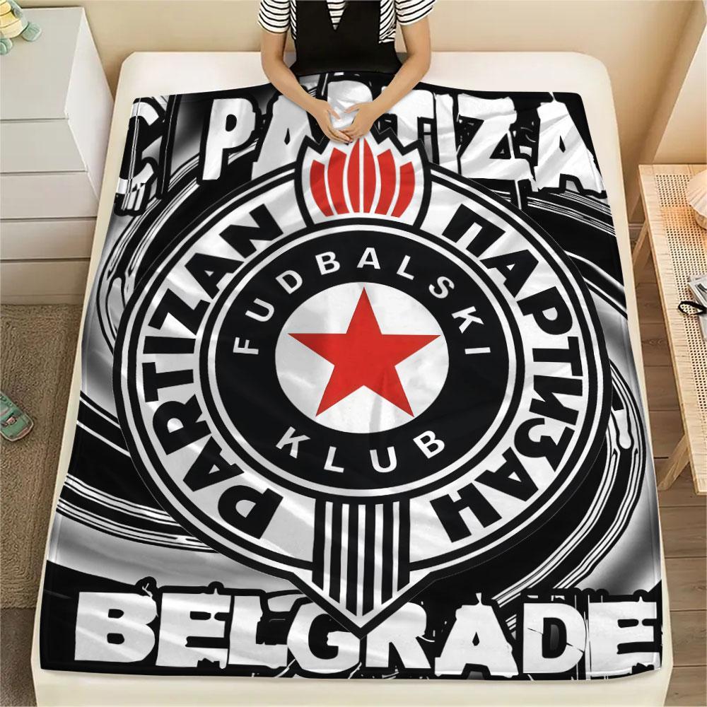 Poster Partizan Plaid in Flanella, Alta Qualità Confortevole per Tutte le Stagioni, Decorazione per la Casa, Calore e Comfort
