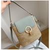 Bag Female Personality Tote Straw Beach Bag Casual Simple Hundreds of Locking Single Shoulder Slanting Cross Bags