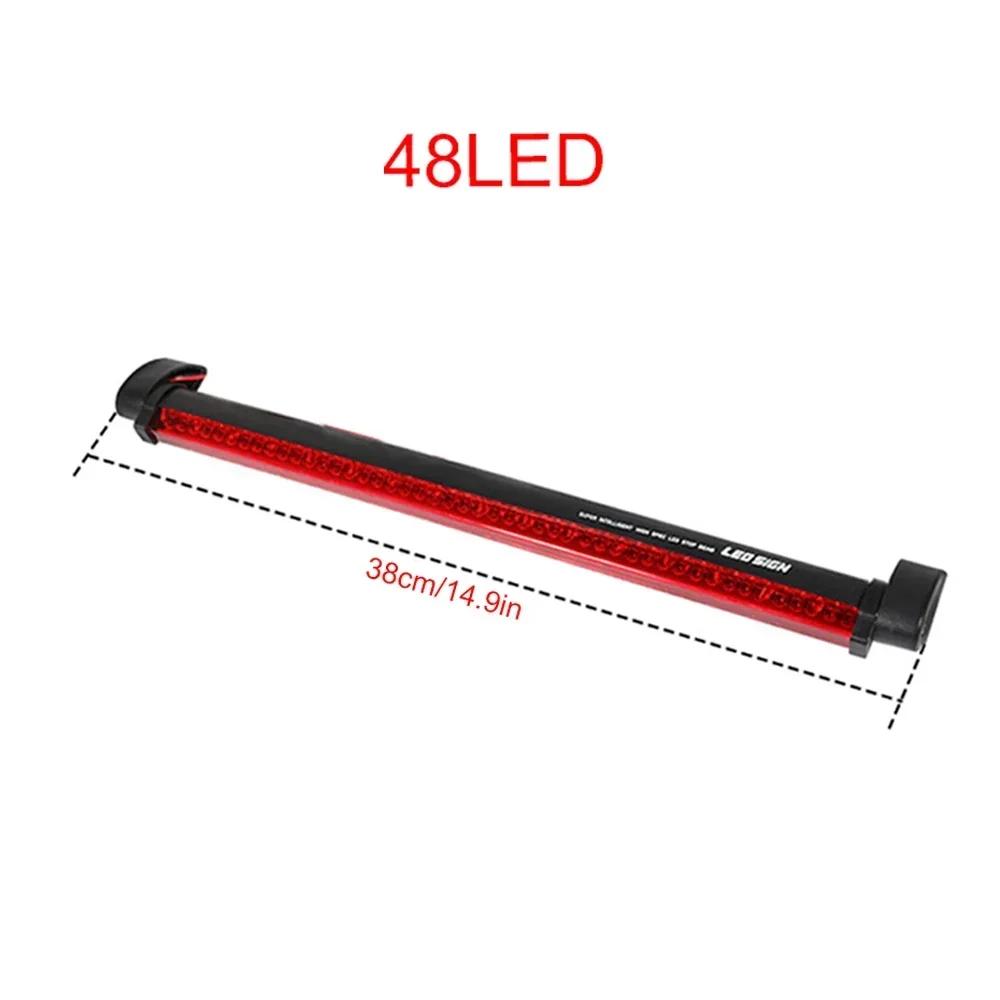 Bară Roșie LED 12V A Treia Lumină de Frână Montată Sus Semnal de Avertizare Stop Lampă Semnalizare Parcare Spate Lumină de Frână Înaltă Lampă Spate Mașină