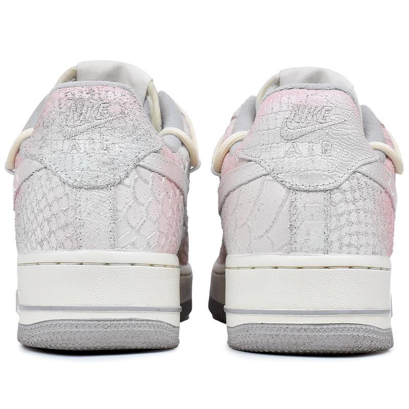 Nike Air Force 1 Resistenti all'Abrasione Antiscivolo Scarpe da Skateboard Basse Donna Rosa Bianco DX2678-100(Team96- )