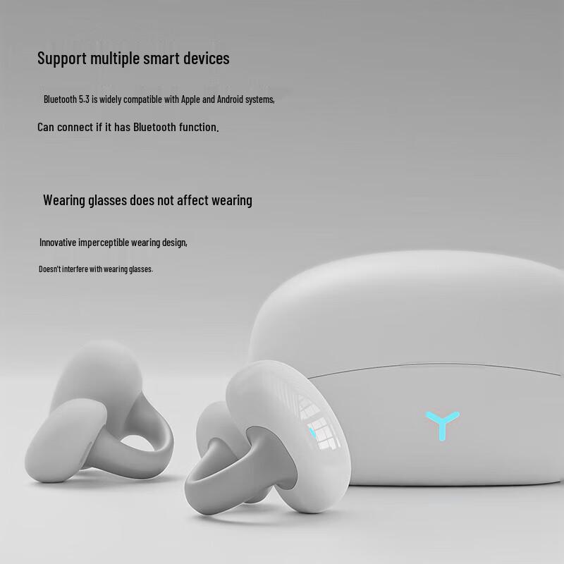 OKSJ HM-20 Bone Conduction Clip-On Wireless Earphones