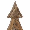 Christmas Tree with Stand Brown 151 cm Solid Teak Wood
