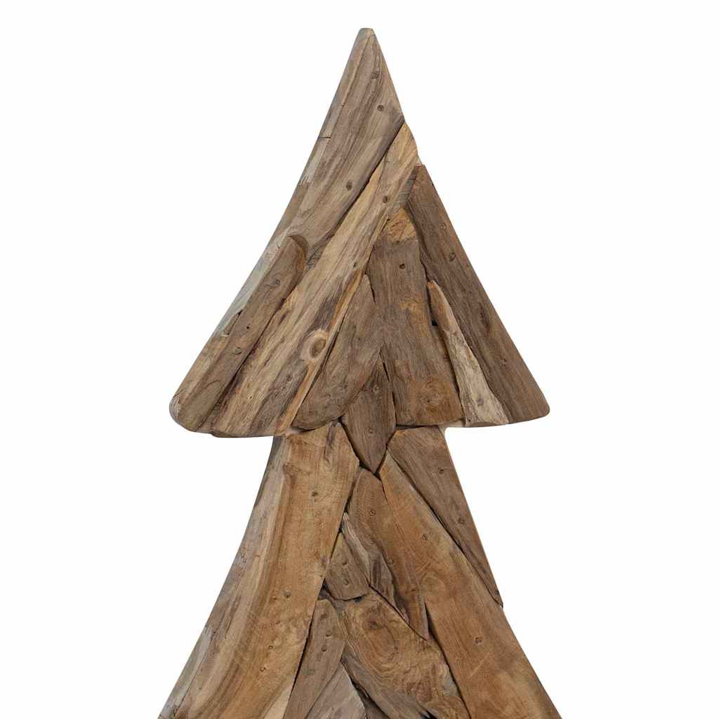 Christmas Tree with Stand Brown 151 cm Solid Teak Wood