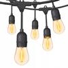 Garden net garland, outdoor, for the garden, cable 20m, 20xE27 LED